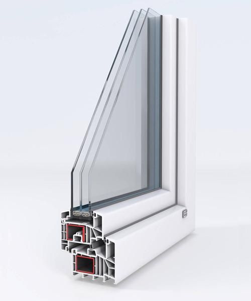 Eine Abbildung von eines hochwertigen Kunststofffensters mit den Namen IsoStar.