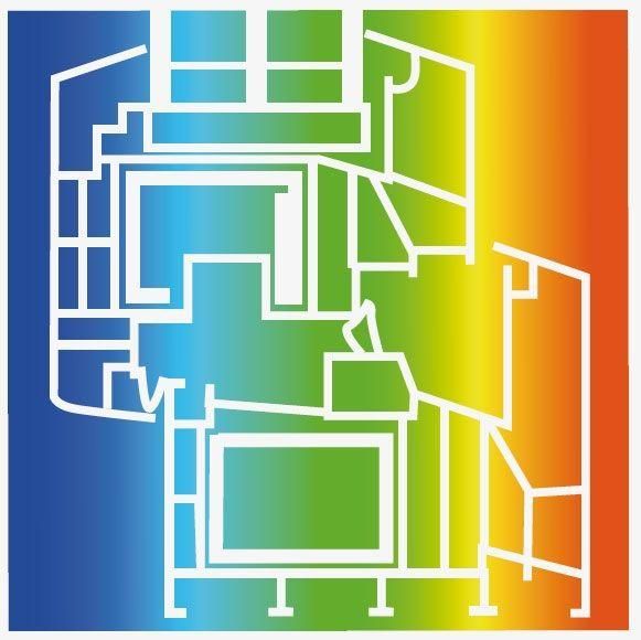 Grafik von der Wärmedämmung vom Fenstertyp IsoStar - Kunststofffenster